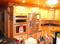 Click to enlarge image  - Custom Designed Kitchen  - to Fit Right In to this Log Home